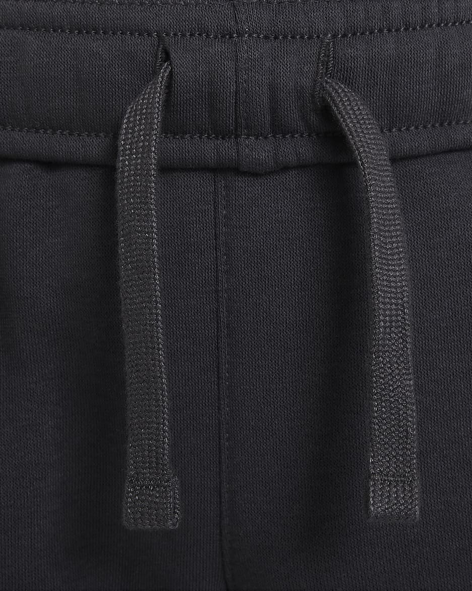 Pantalon cargo en tissu Fleece Nike Air pour ado - Dark Smoke Grey/Noir