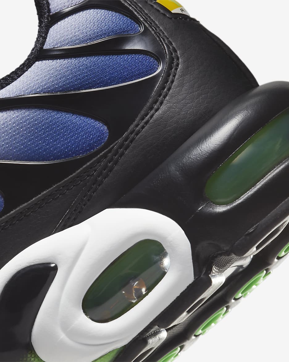 Nike Air Max Plus Men's Shoes - Black/White/Deep Royal/Scream Green