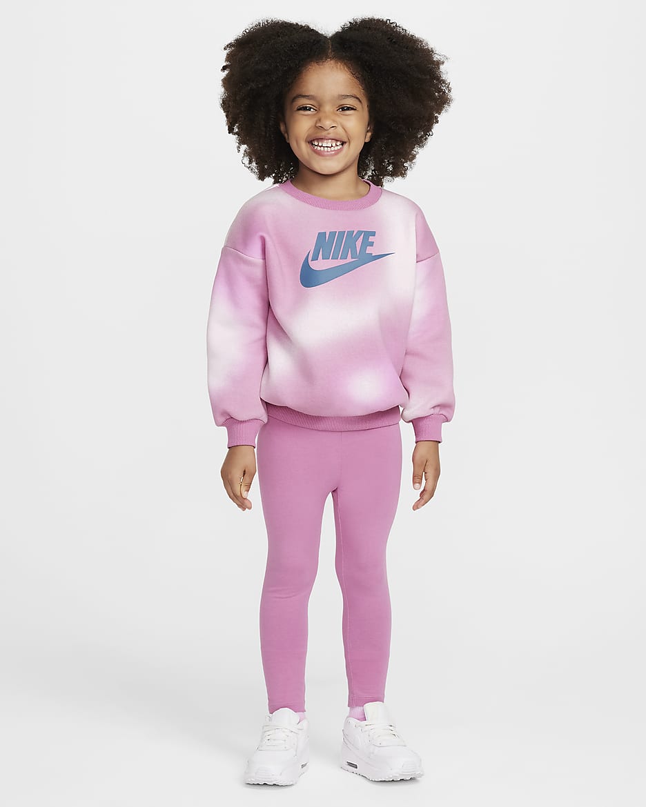 Ensemble haut et legging Nike Solarized pour tout-petit - Magic Flamingo