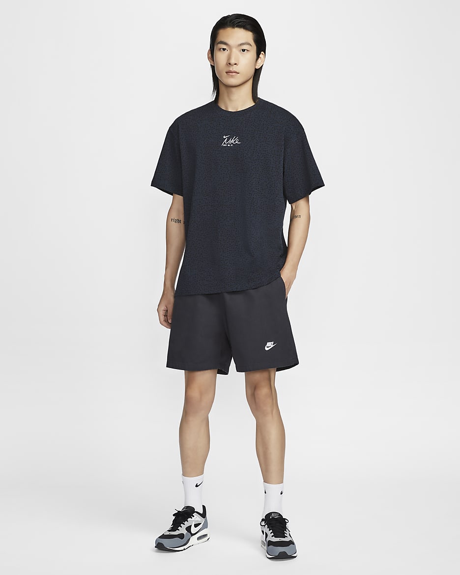 Nike Sportswear Electric Men's Max90 T-Shirt - Dark Obsidian