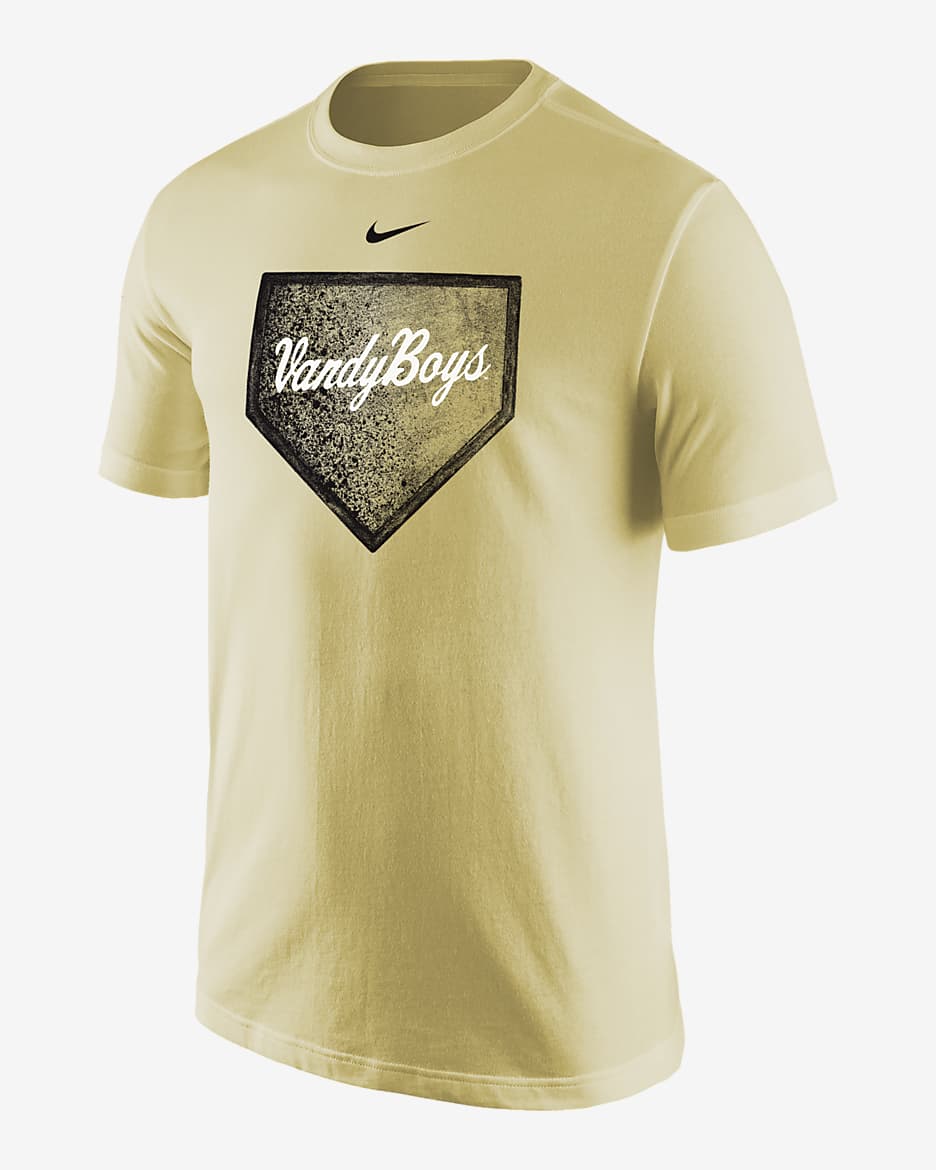 Vanderbilt Men's Nike College T-Shirt - Gold