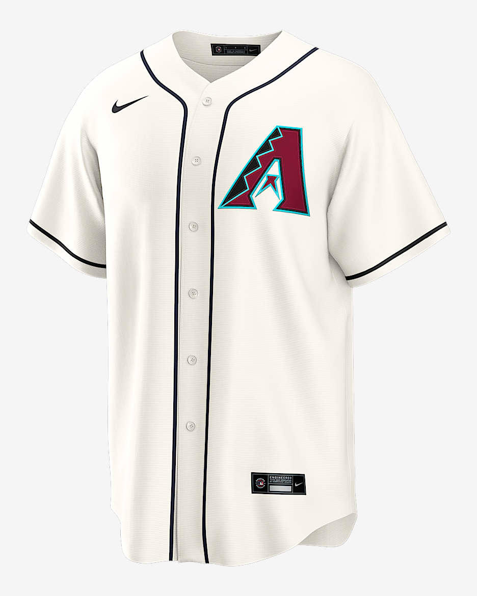 Corbin Carroll Arizona Diamondbacks Men's Nike MLB Replica Jersey - Cream