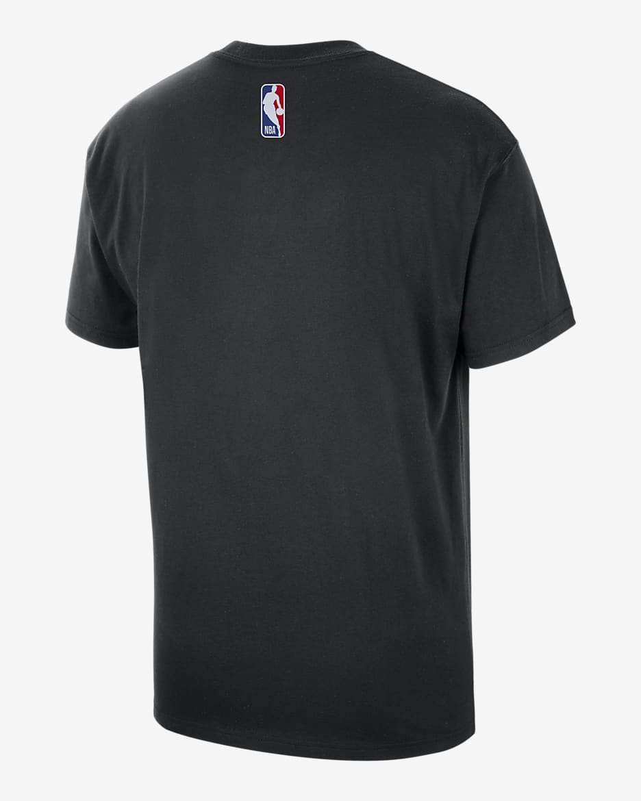 Milwaukee Bucks Courtside Men's Nike NBA T-Shirt - Black