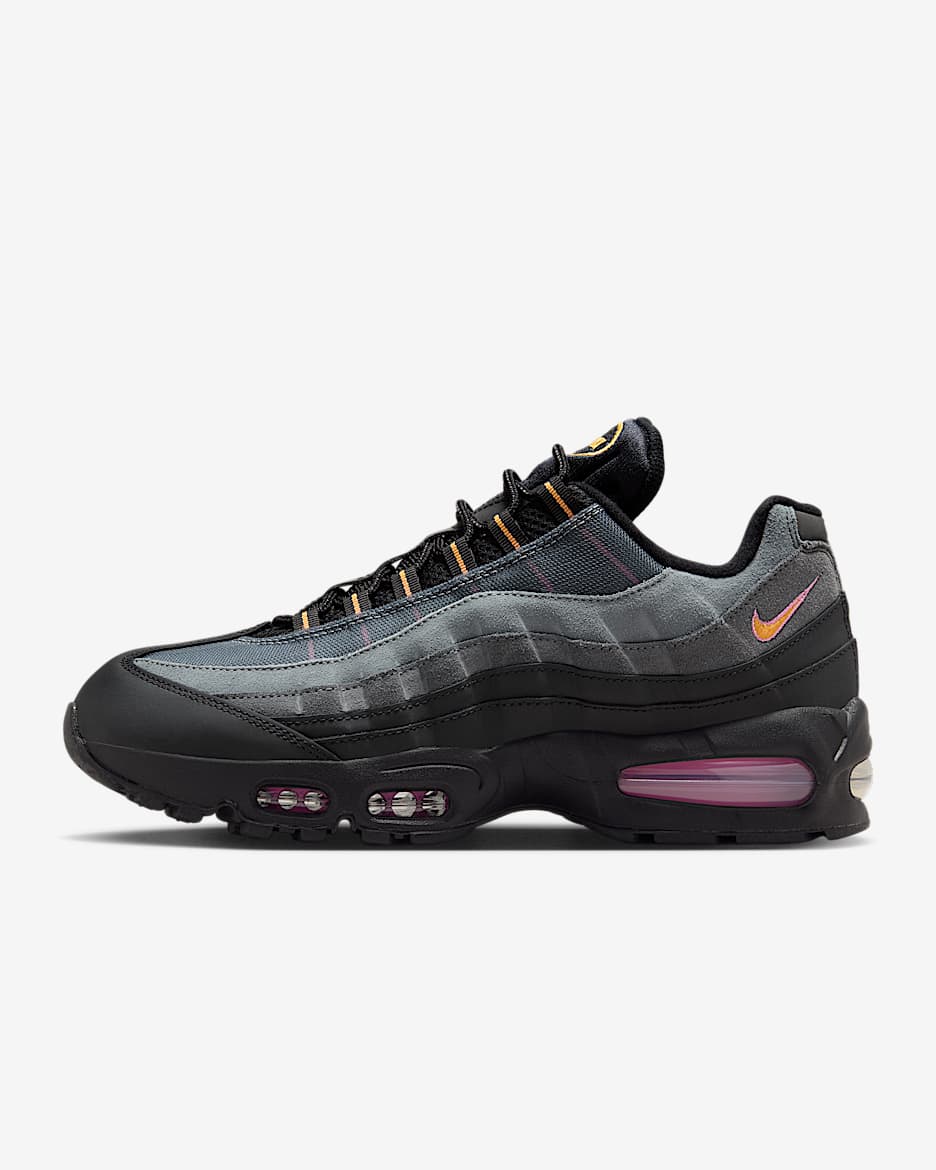 Nike Air Max 95 Erkek Ayakkabısı - Siyah/Anthracite/Playful Pink/Sundial