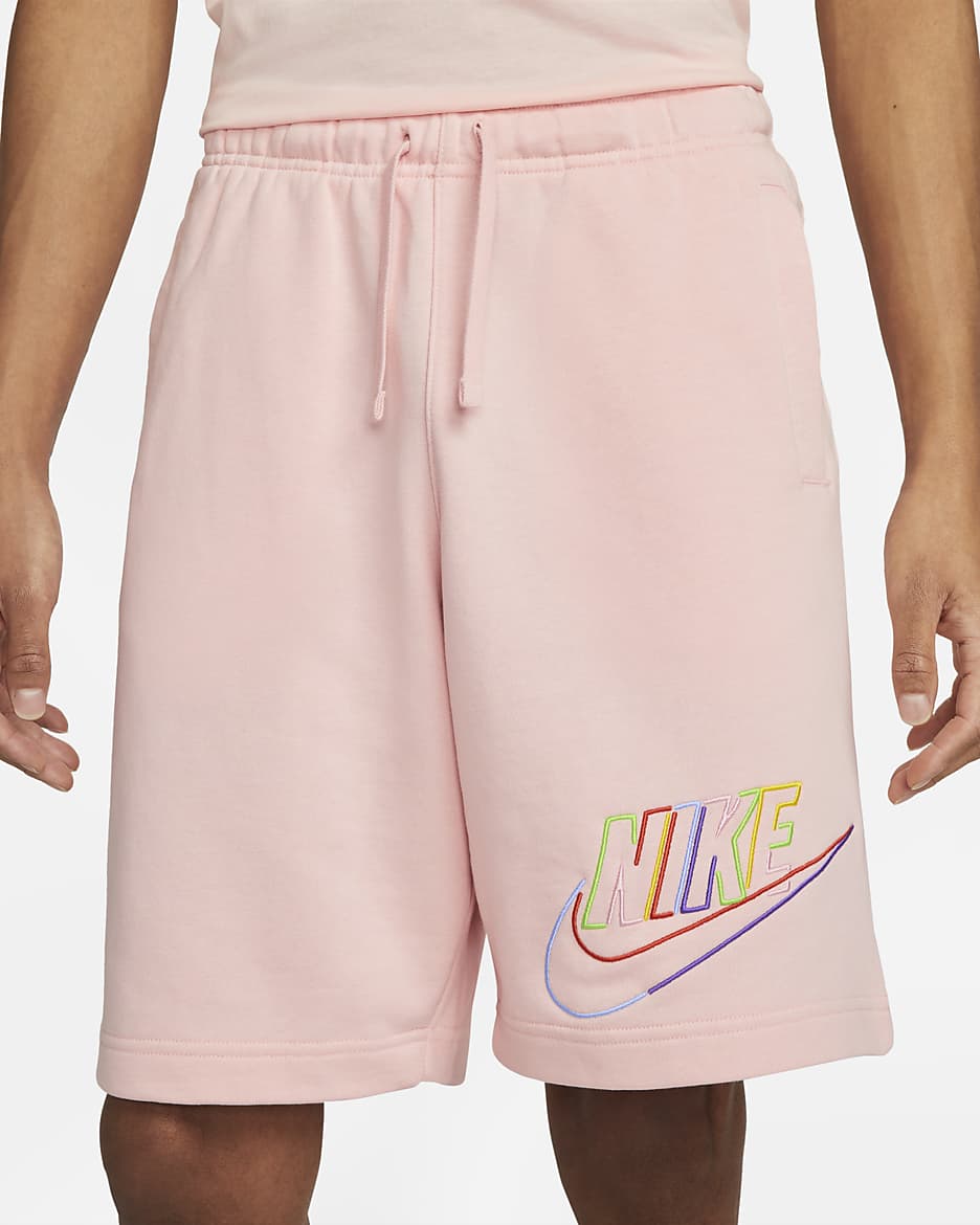 Nike Club Fleece Men's French Terry Shorts - Pink Bloom