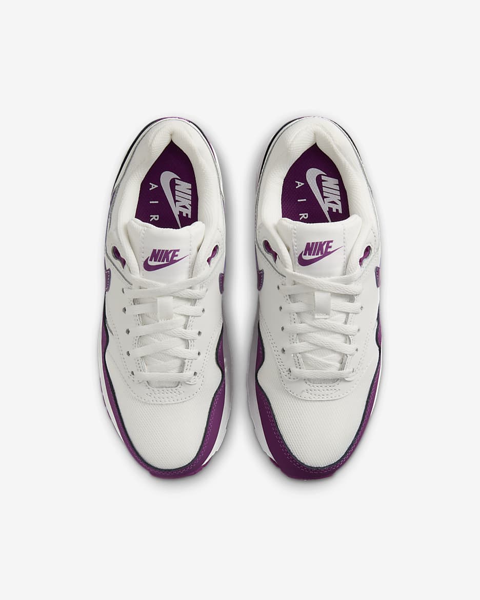 Παπούτσια Air Max 1 για μεγάλα παιδιά - Summit White/Λευκό/Viotech