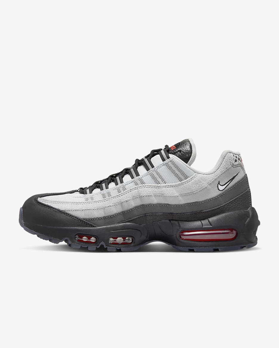 Nike Air Max 95 Premium Men's Shoes - Black/Pure Platinum/Light Smoke Grey/White