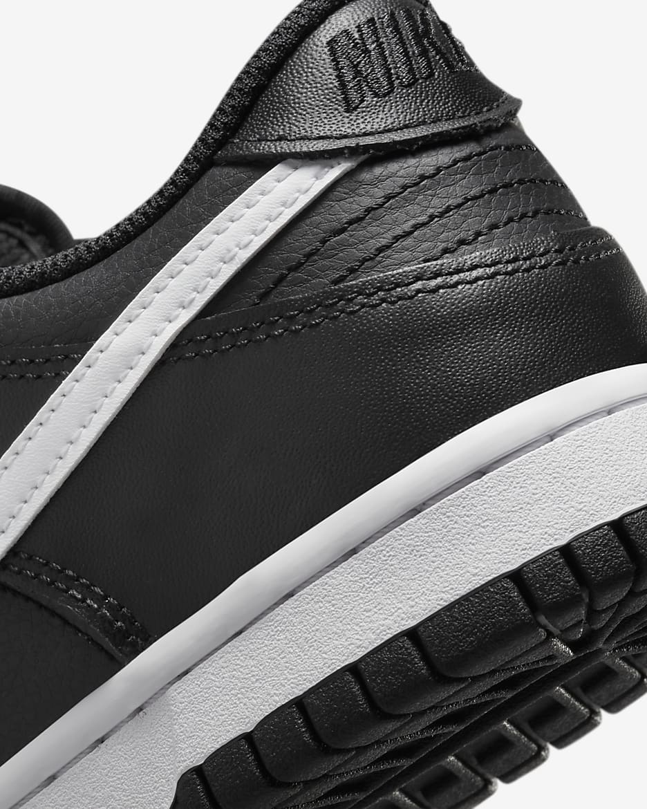 Nike Dunk Low Older Kids' Shoes - Black/Off-Noir/White