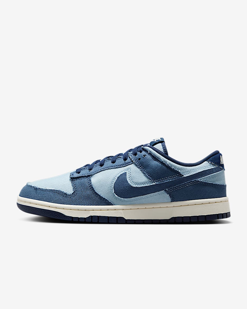 Tenis para hombre Nike Dunk Low Retro SE - Azul militar claro/Azul difuso/Marfil pálido/Azul marino medianoche