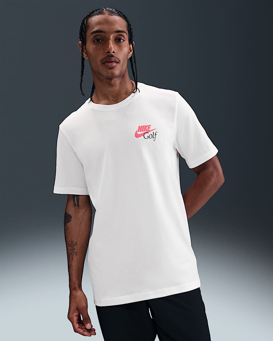 Playera de golf Nike para hombre - Blanco