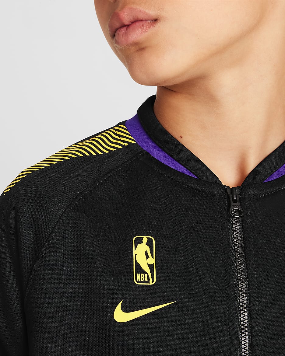 Survêtement Nike Dri-FIT NBA Los Angeles Lakers Starting 5 pour ado - Noir