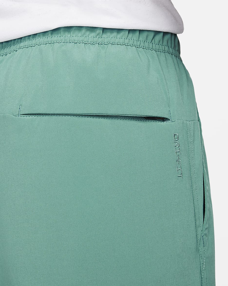 Nike Unlimited vielseitige Dri-FIT Herrenshorts ohne Futter (ca. 18 cm) - Mineral Teal/Schwarz/Mineral Teal