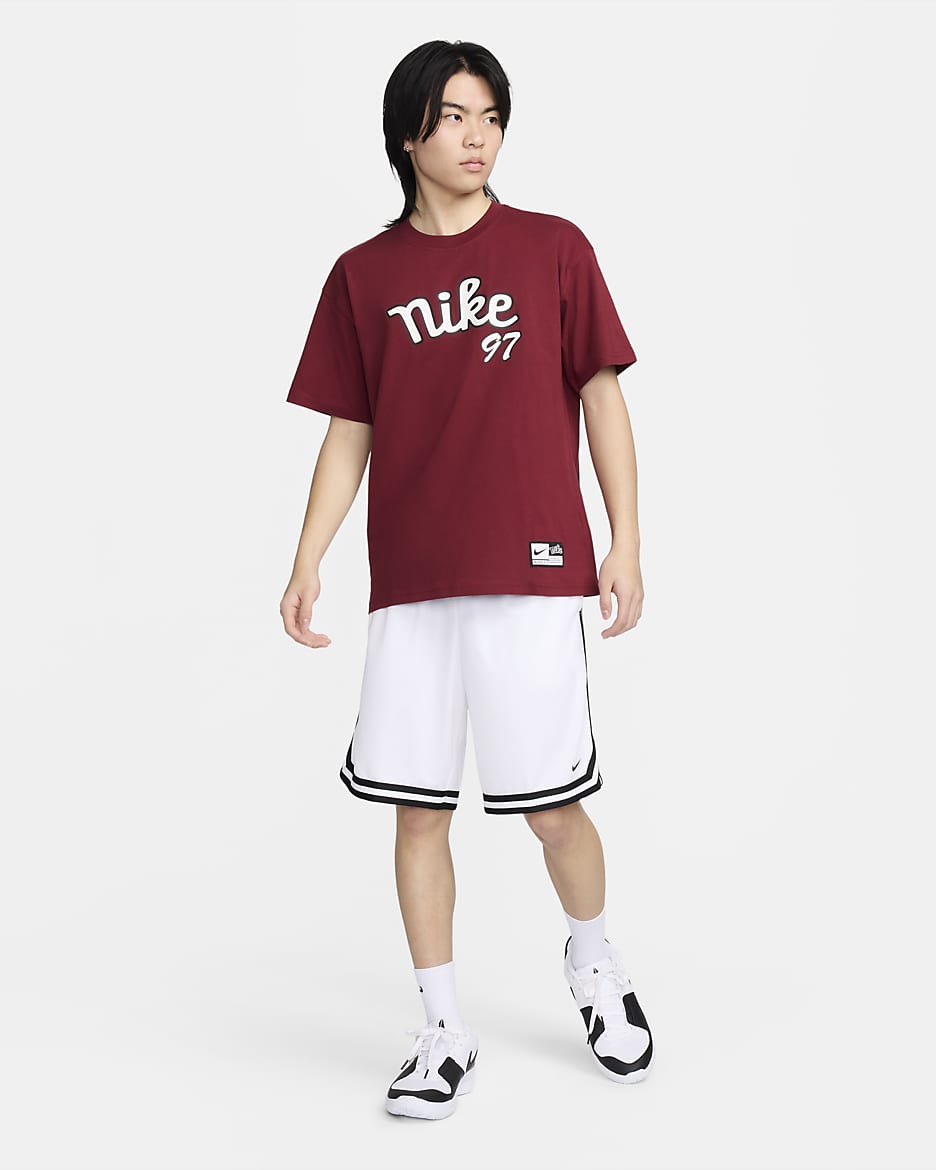 Nike Men's Max90 Basketball T-Shirt - Team Red