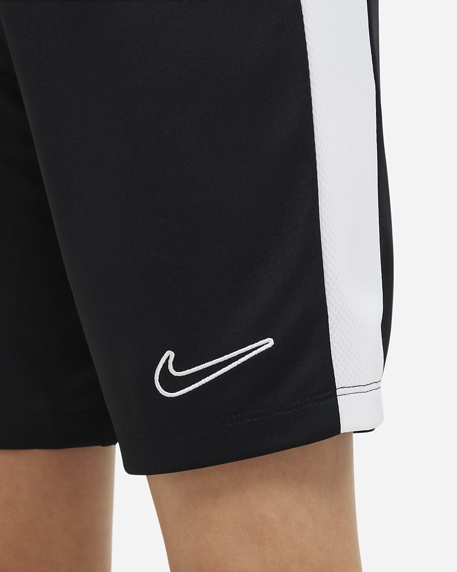 Shorts da calcio Nike Dri-FIT Academy23 – Bambini - Nero/Bianco/Nero/Bianco