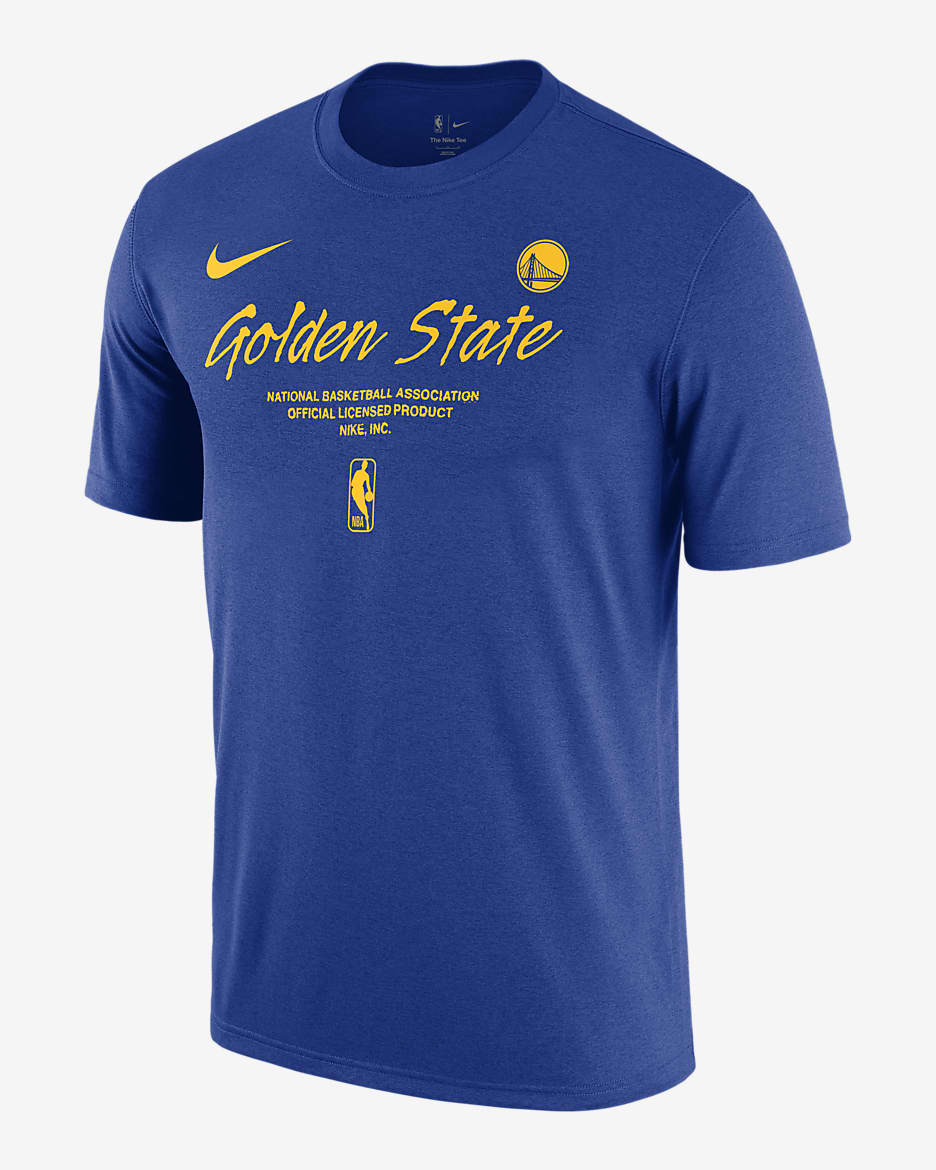 Golden State Warriors Essential Men's Nike NBA T-Shirt - Rush Blue