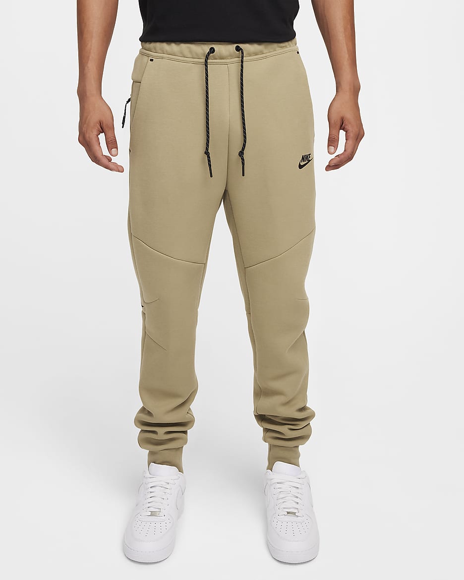 Nike Tech Men's Fleece Joggers - Neutral Olive/Black