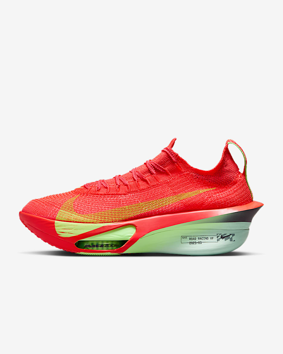 Nike Alphafly 3 Zapatillas de competición para asfalto - Hombre - Carmesí brillante/Lime Blast/Mint Foam/Cave Purple