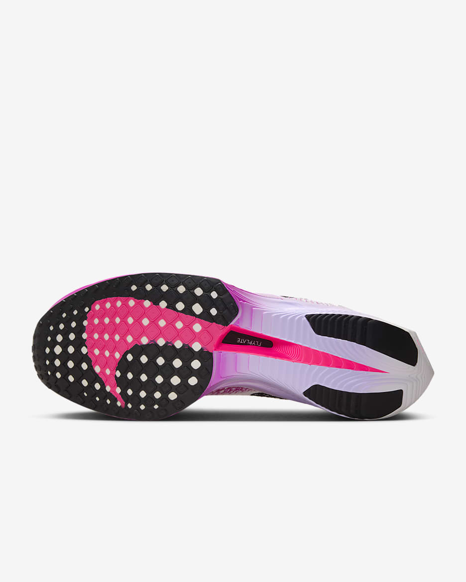 Nike Vaporfly 3 Women's Road Racing Shoes - White/Vivid Purple/Purple Agate/Black