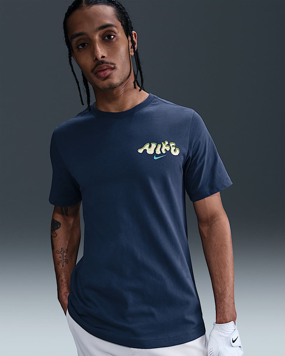 Nike Erkek Golf Tişörtü - Thunder Blue