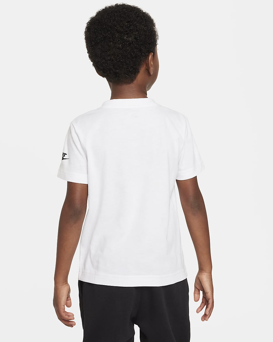 Playera infantil Nike Gift Boxy Tee - Blanco