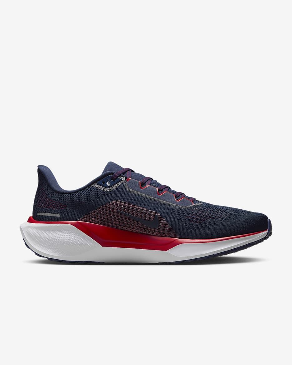 Tenis de correr en pavimento universitarios Nike para hombre Arizona Pegasus 41 - Azul marino universitario/Blanco/Rojo universitario/Blanco