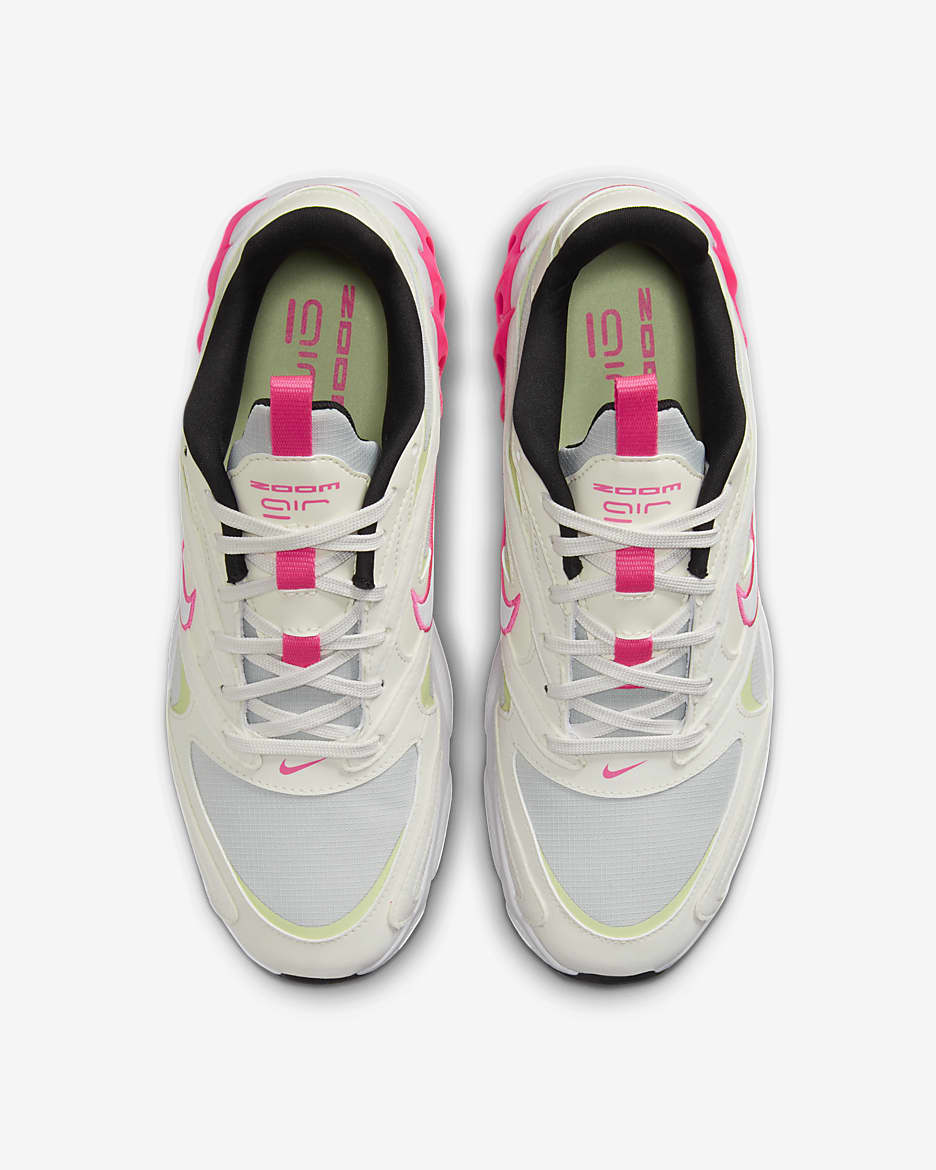 Nike Zoom Air Fire Women's Shoes - Light Silver/Hyper Pink/Olive Aura/White