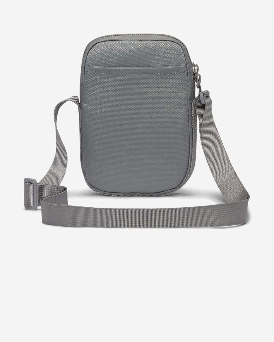 Nike Heritage Cross-Body Bag (Small, 1L) - Particle Grey/Particle Grey/White