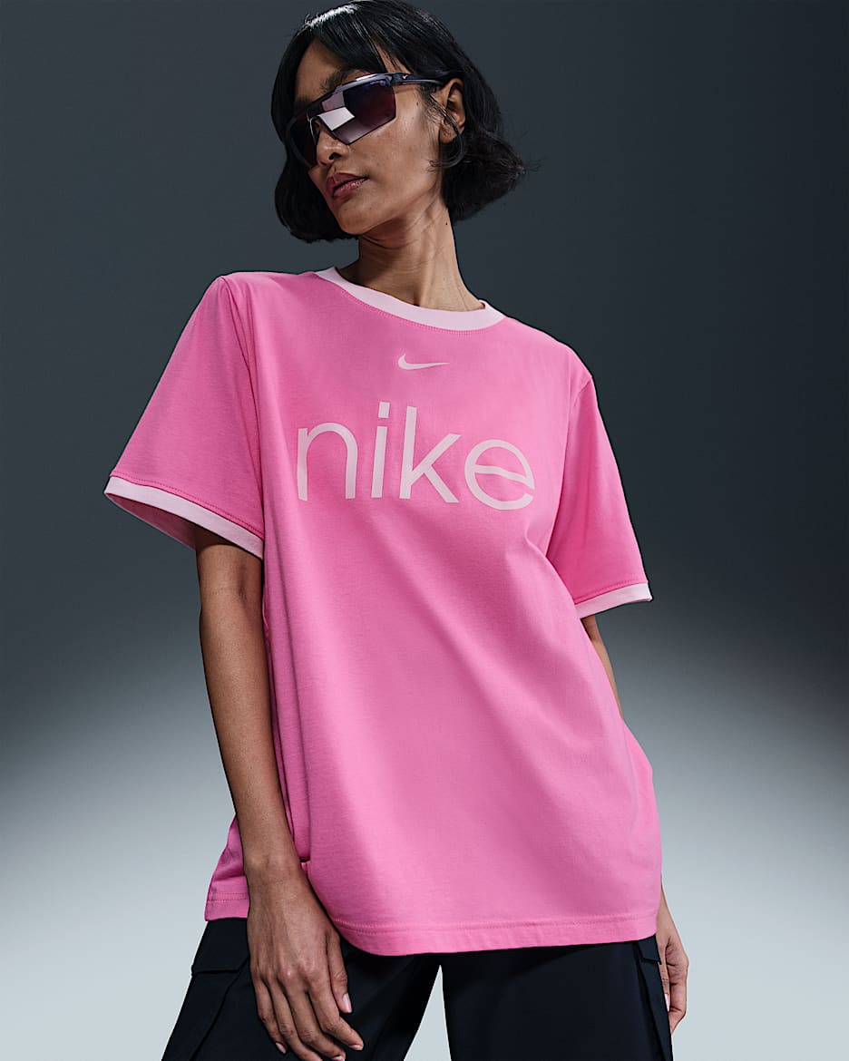 Nike Sportswear Essential Women's T-Shirt - Playful Pink/Pink Foam