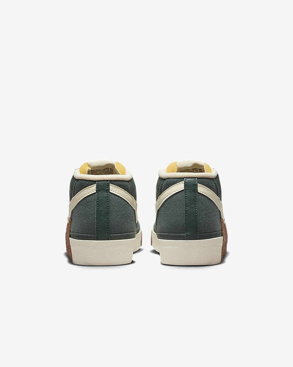 Nike Blazer Low Pro Club Men's Shoes - Vintage Green/Light British Tan/Gum Dark Brown/Coconut Milk