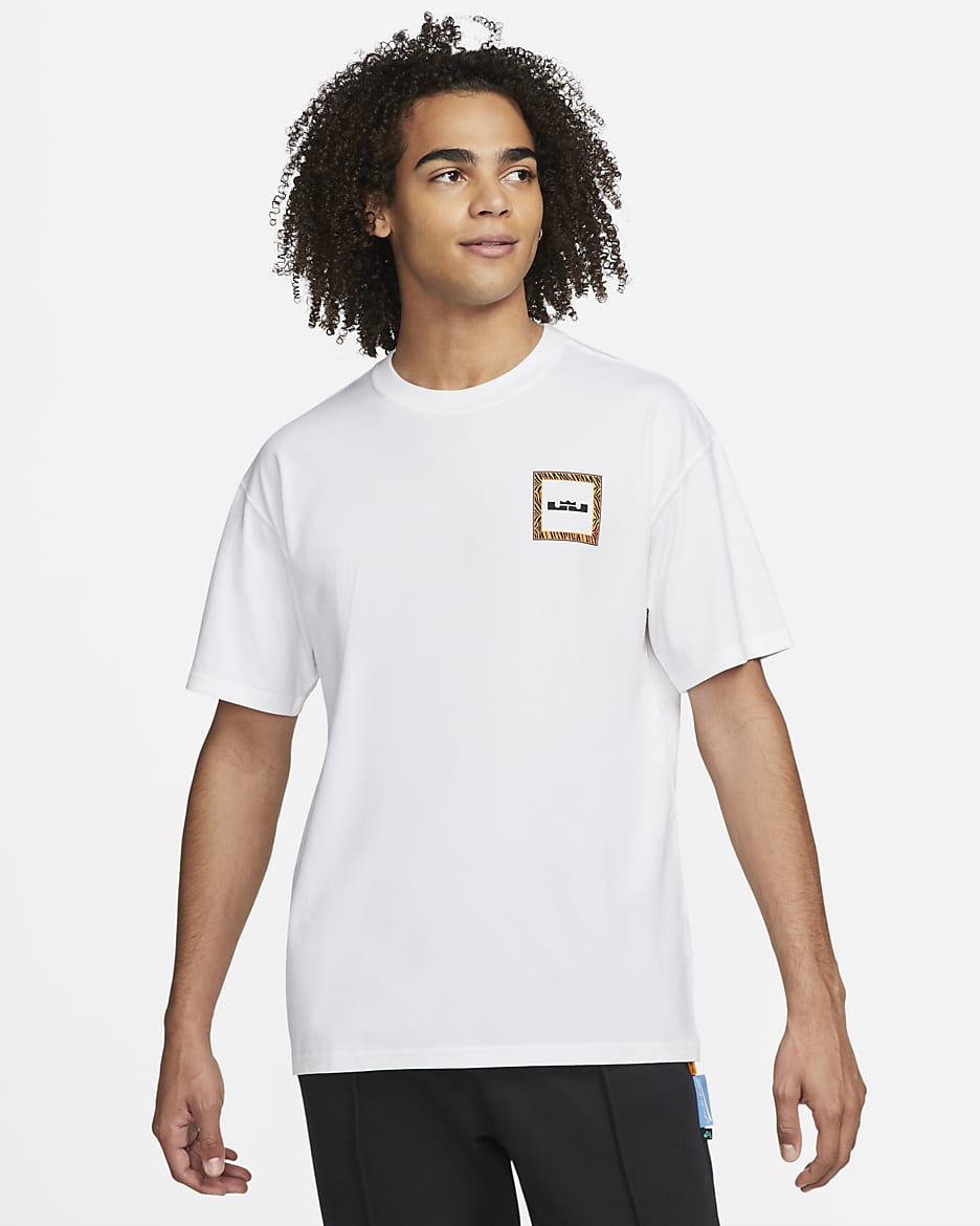 LeBron Men's Basketball T-Shirt - White
