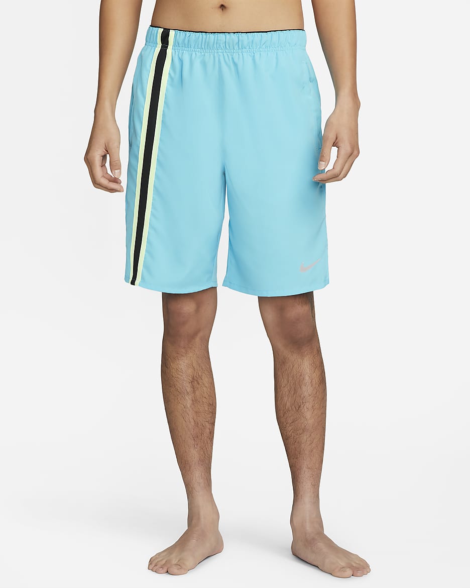 Nike Dri-FIT Challenger 男款 9" 無襯裡多功能短褲 - Baltic Blue