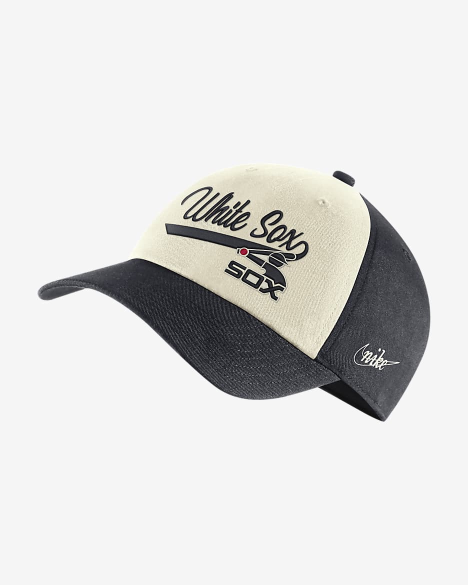 Nike Heritage86 (MLB Chicago White Sox) Hat - Flat Opal/Black