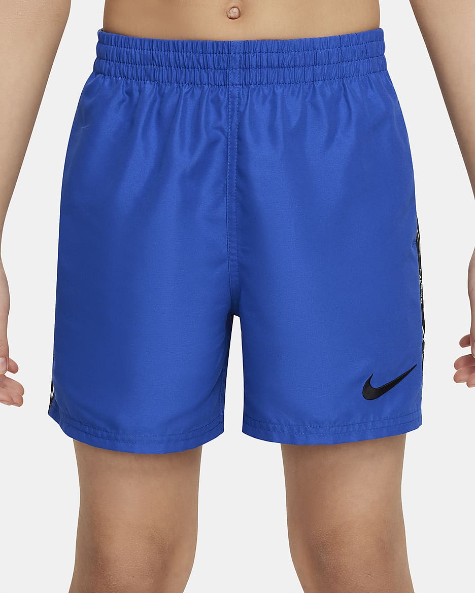 Nike Volley zwembroek voor jongens (10 cm) - Game Royal/Zwart