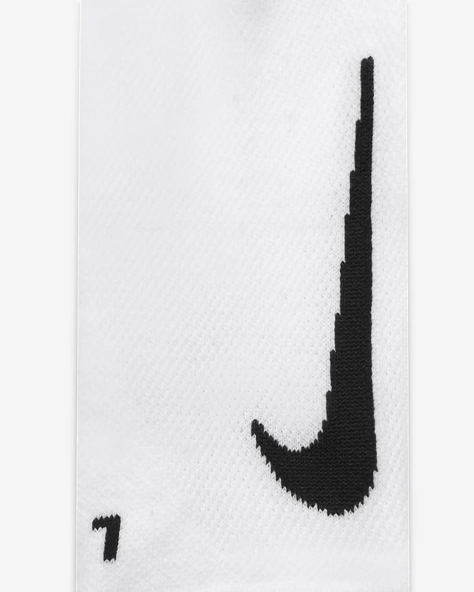 Nike Multiplier Calcetines invisibles de running (2 pares) - Blanco/Negro