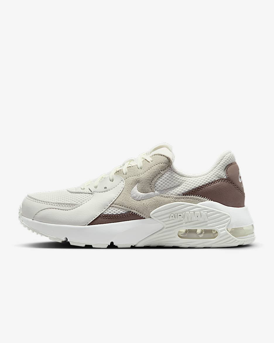 Tenis para mujer Nike Air Max Excee - Blanco cumbre/Marrón visón/Blanco/Tinte platino