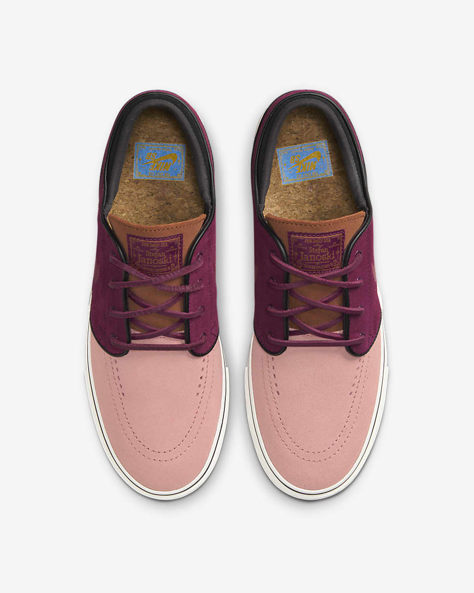 Nike SB Zoom Janoski OG+ Shoes - Red Stardust/Rosewood/Dark Russet/Team Red