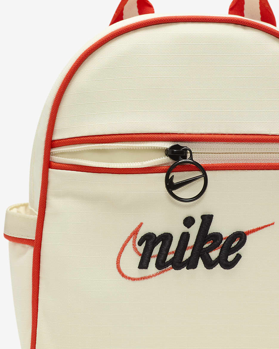 Nike Sportswear Futura 365 Mini Backpack (6L) - Coconut Milk/Picante Red/Black