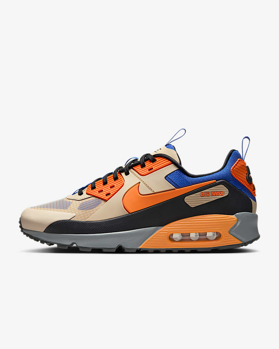 Tenis para hombre Nike Air Max 90 Drift - Ratán/Hiperroyal/Negro/Mandarina brillante