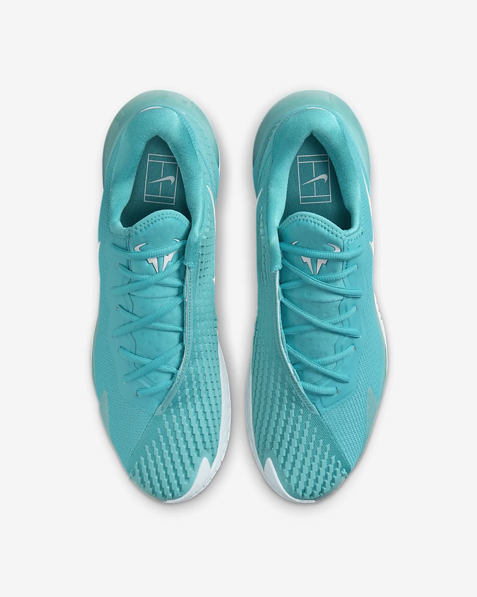 NikeCourt Zoom Vapor Cage 4 Rafa Men’s Hard Court Tennis Shoes - Dusty Cactus/Glacier Blue/White