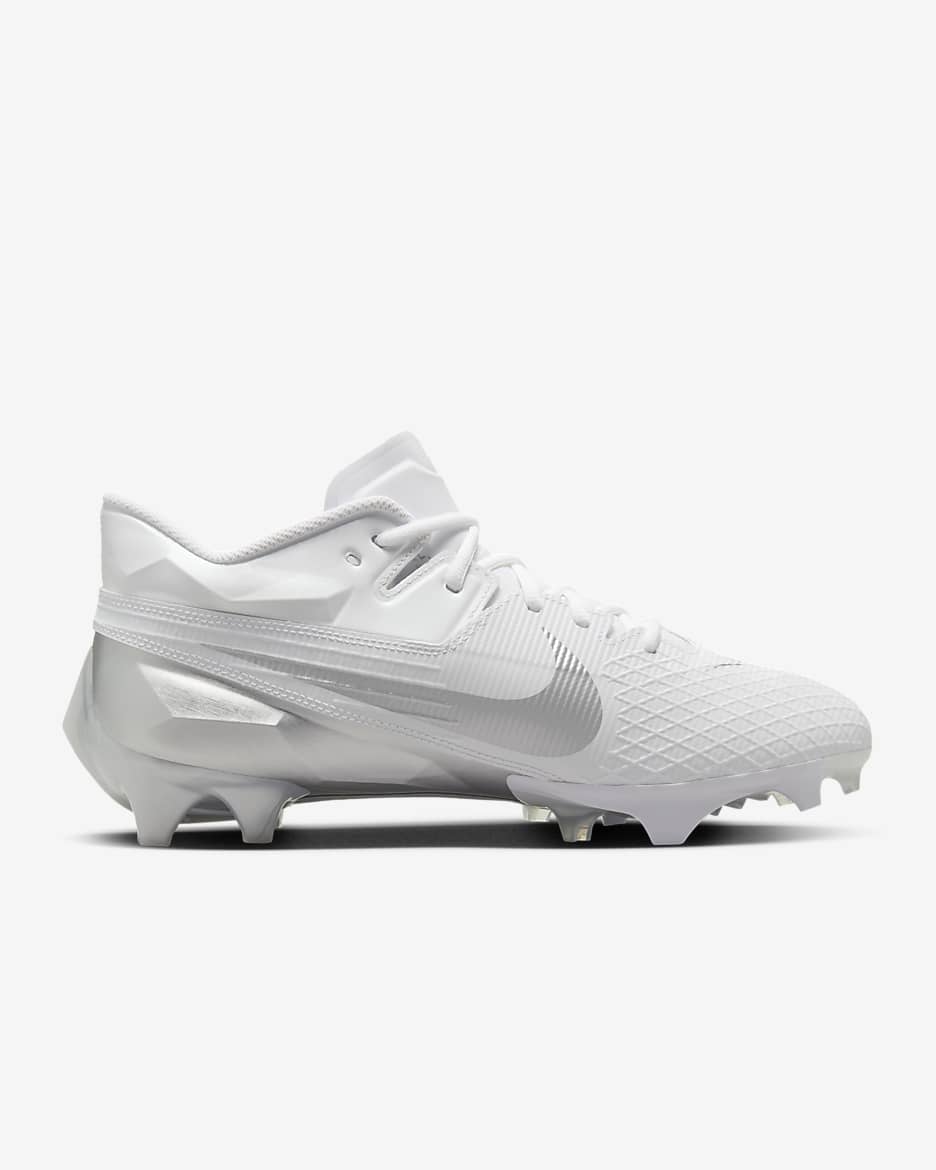 Nike Vapor Edge Elite 360 2 Men's Football Cleats - White/Pure Platinum/Metallic Silver