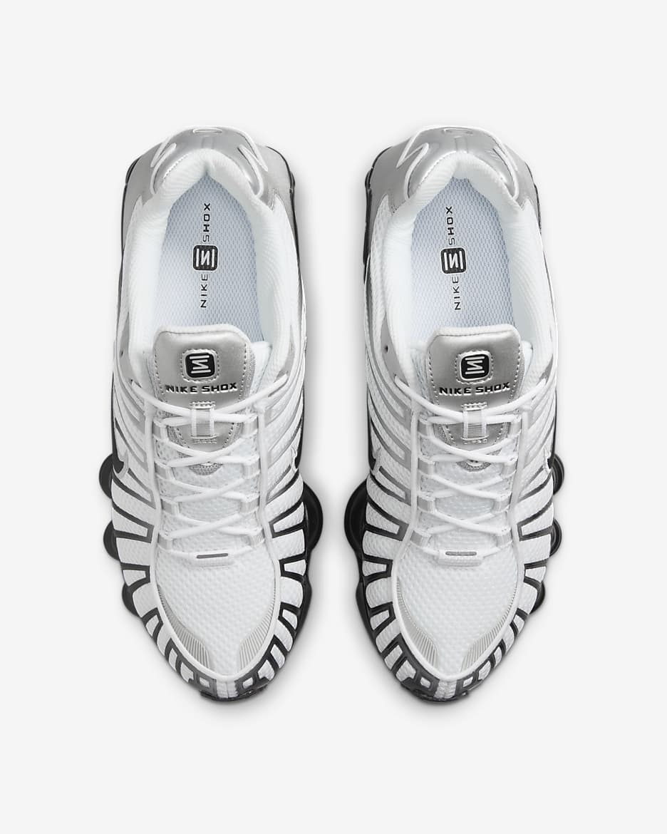 Nike Shox TL Schuh - Metallic Silver/Weiß/Wolf Grey/Schwarz