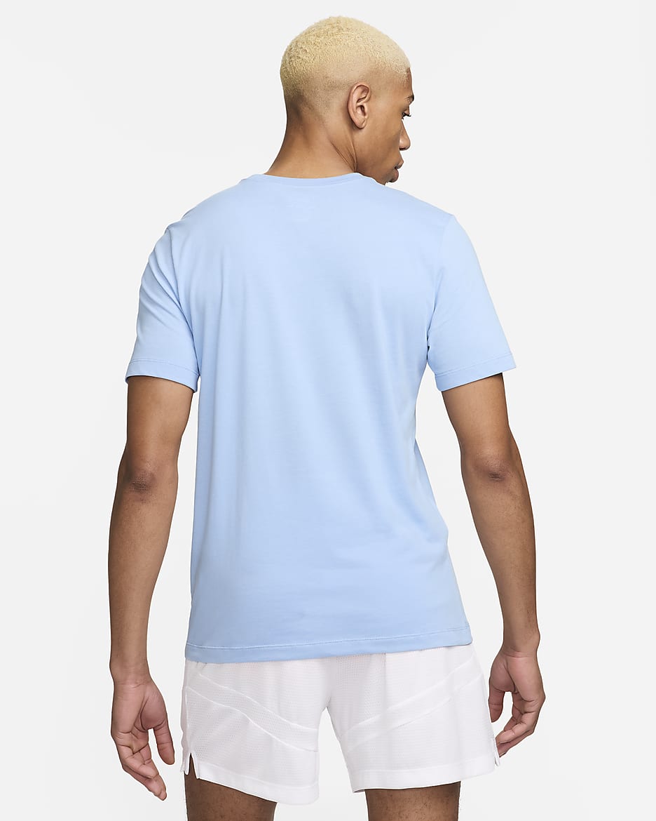 Pánské basketbalové tričko Dri-FIT Ja - Light Blue