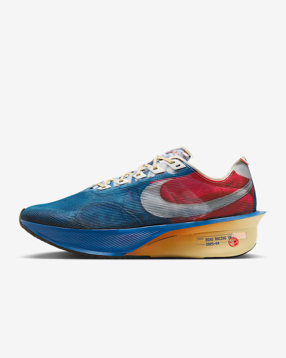 Nike Vaporfly 4 男款路跑競速鞋 - 多種顏色/Mountain Blue/Fire Red/Clear