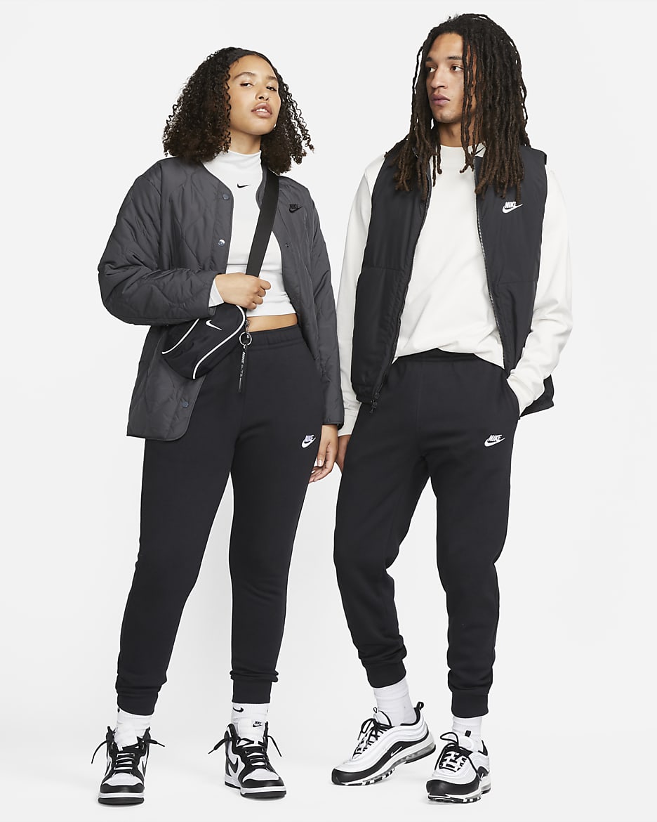 Nike Sportswear Club Fleece Joggers - Zwart/Zwart/Wit