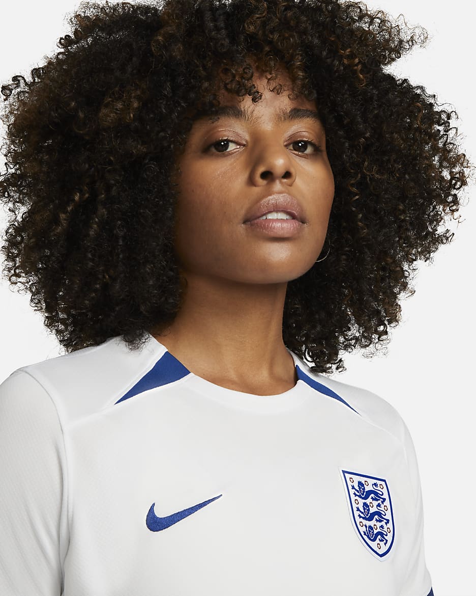 England 2023 Stadium Home Women's Nike Dri-FIT Football Shirt - Summit White/Gym Blue/Gym Blue