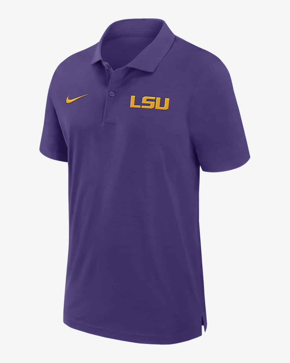 LSU Tigers Sideline Men's Nike Dri-FIT College Polo - Purple