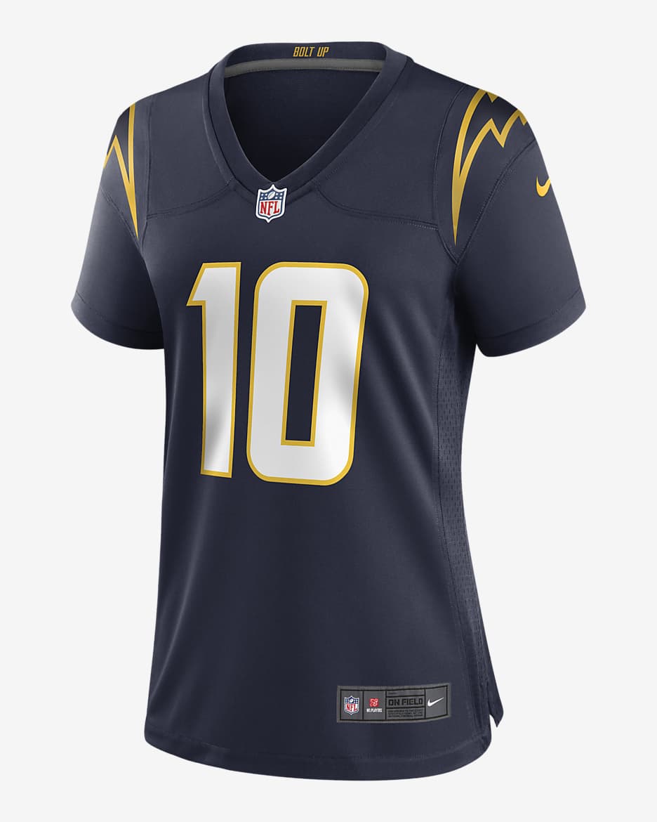 NFL Los Angeles Chargers (Justin Herbert) Women's Game Football Jersey - College Navy