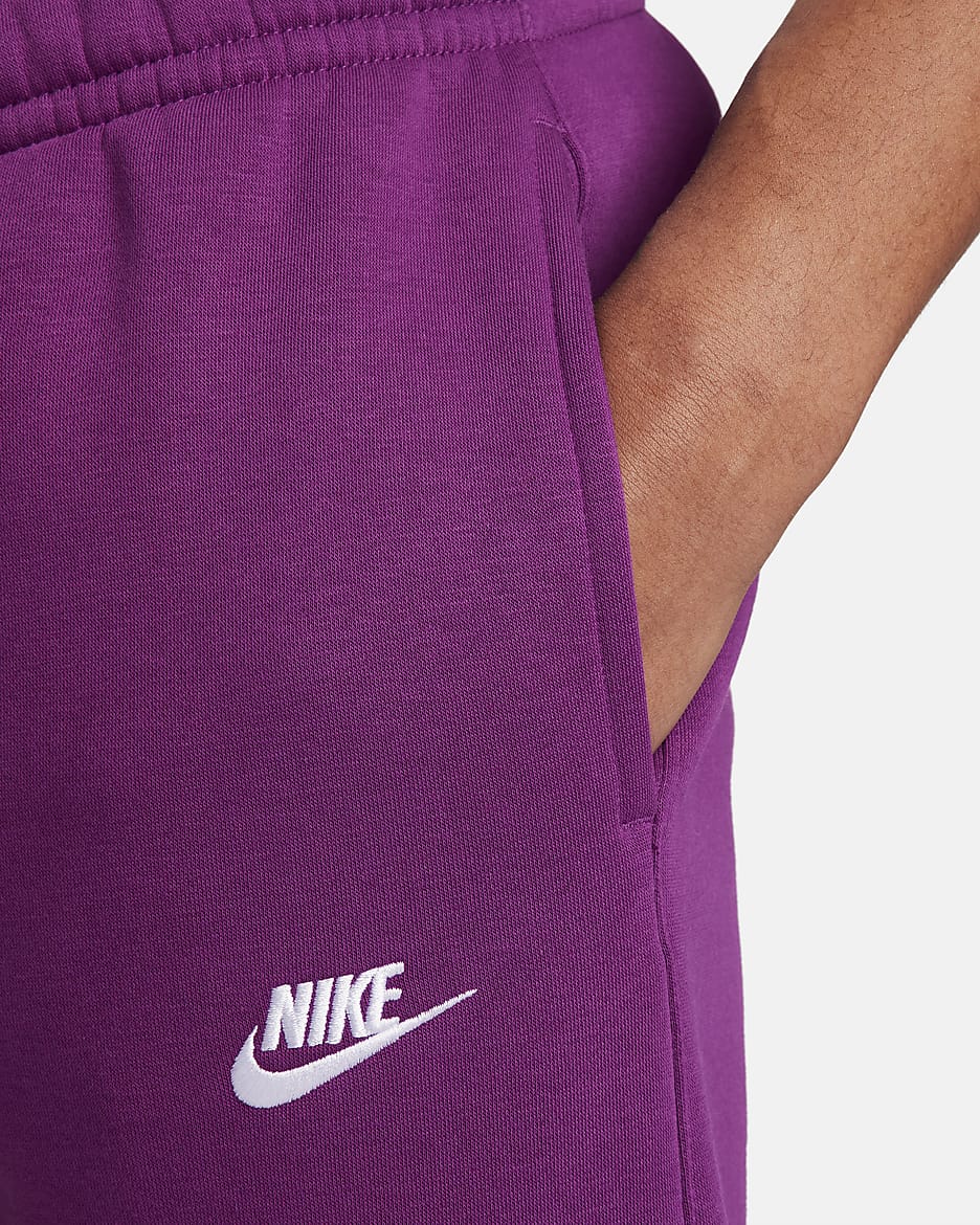 Joggers Nike Sportswear Club Fleece - Violeta viotech/Violeta viotech/Blanco