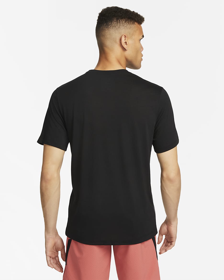 Nike Dri-FIT Fitness T-shirt voor heren - Zwart