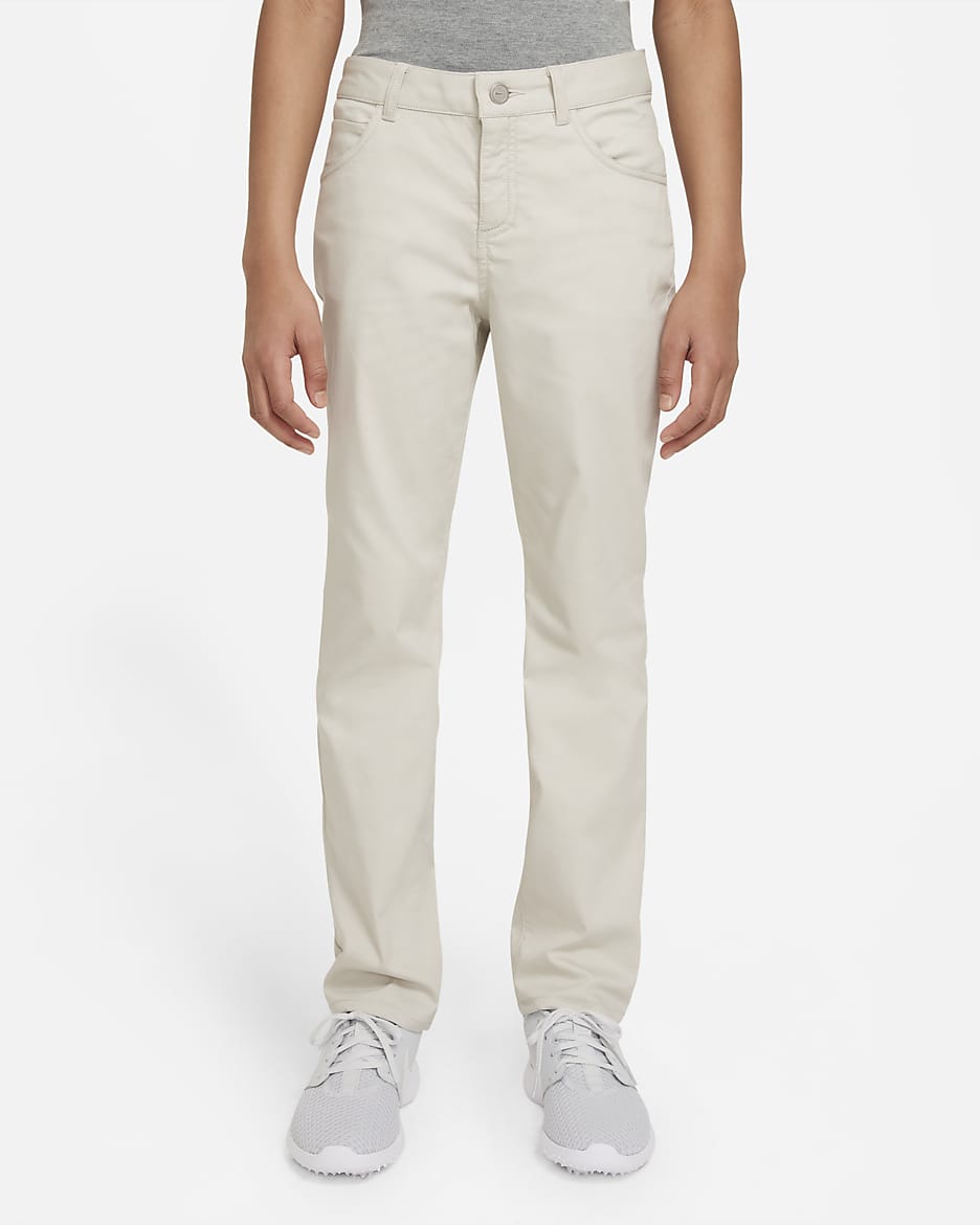 Pantalones de golf de 5 bolsillos para niño talla grande Nike Dri-FIT - Hueso claro